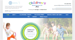 Desktop Screenshot of childrens-services.com