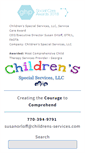 Mobile Screenshot of childrens-services.com