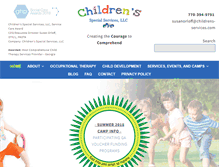 Tablet Screenshot of childrens-services.com